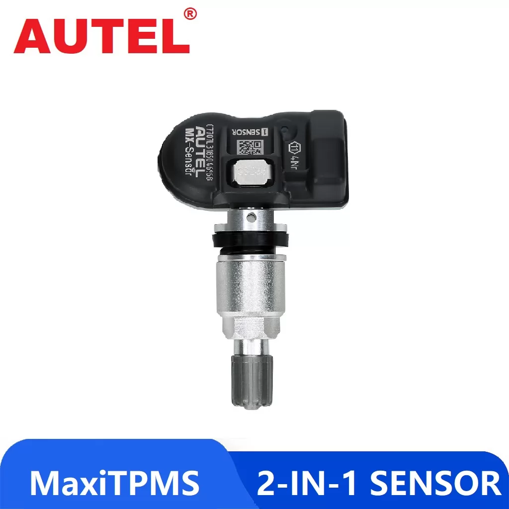 Autel TPMS MX-Sensor 315MHz & 433MHz 2in1 Tire Pressure Sensors 2-in-1 Press In Metal Valve