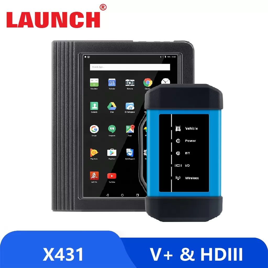 Launch X431 V+ & HD3 Heavy Duty Truck Full System Diagnostic Tool with 10.1 inch Pad for 24V Only