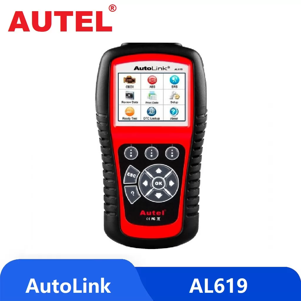 Autel Autolink AL619 ABS/SRS Car Diagnostic OBD2 Code Reader/Scanners (same as ML619)