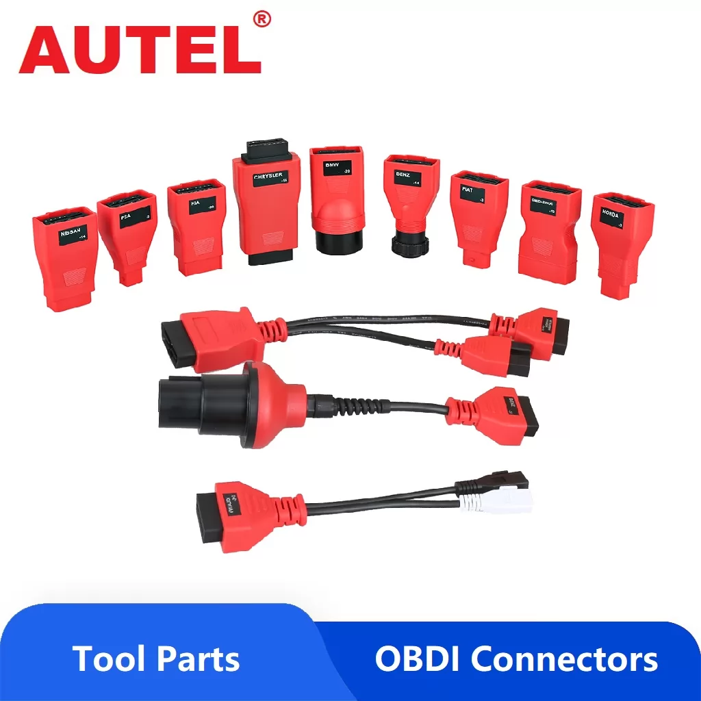 Full Set OBDI Cables and Connectors of Autel DS808/MP808/MX808/MK808 (Only Cables and Connectors)