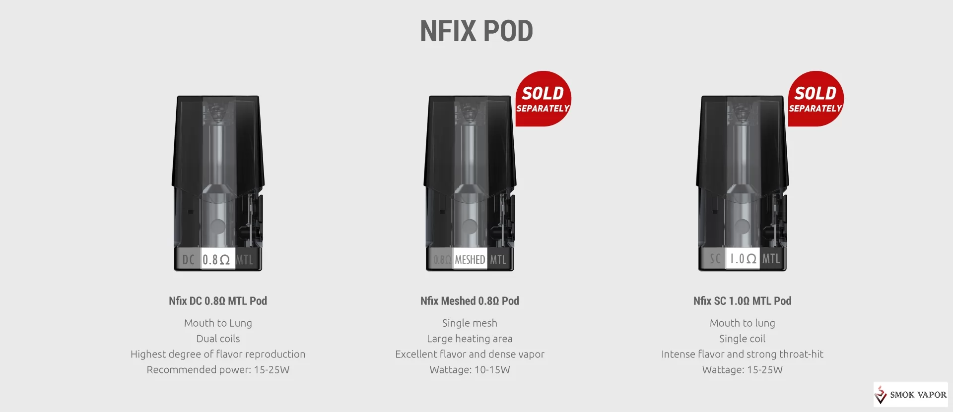 Smok Nfix Replacement Cartridge