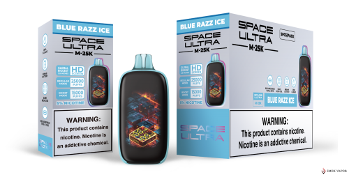 SPACE ULTRA M-25K Rechargeable Disposable Device with HD Screen