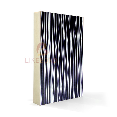 Indentation of composite sandwich panels with aluminum foam board