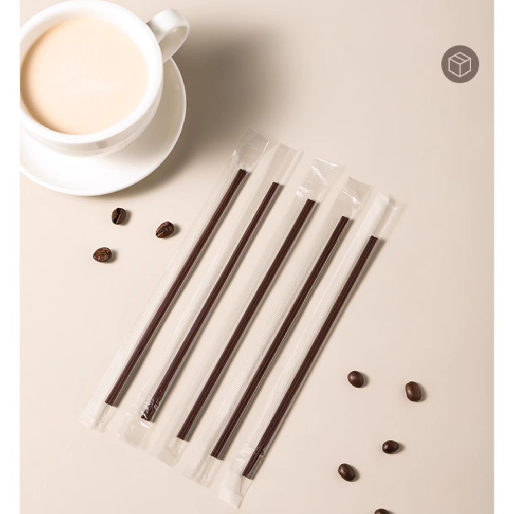 Hot drink straw