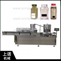 Automatic powder filling production line
