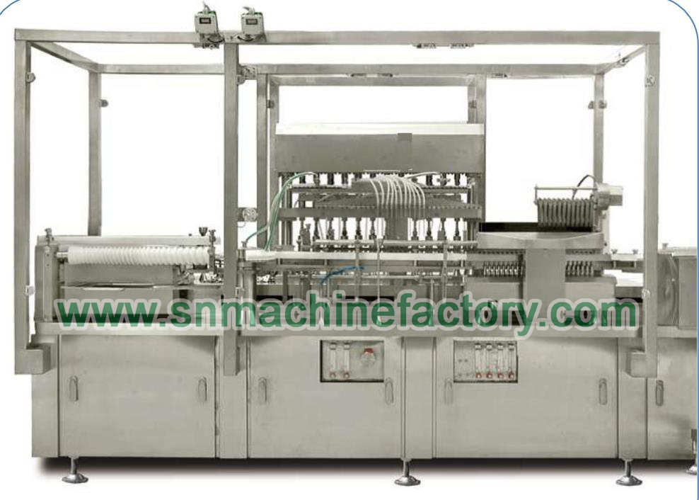 working principle of ampoule bottle drawing filling and sealing machine