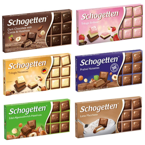 Schogetten German Chocolates 100g