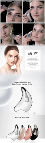Best Seller Korea facial lifting product vibrating cryo facial massage machine skin care packaging set