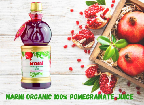 Organic Pomegranate Juice - USDA Organic Certified (1L*6 per case)