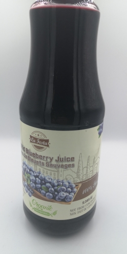 Buy Just Juice 100% Pure Organic Wild Blueberry Juice