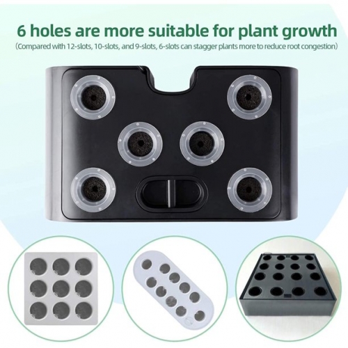 Crzdeal Hydroponics System Indoor Growing System with a Adjustable