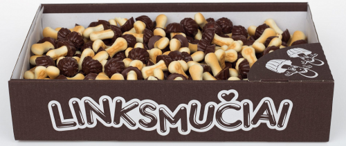 MILTONAS Funny Mushroom - Mushroom Shaped Biscuits Milk Chocolate Flavor 1KG