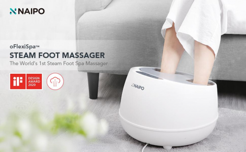 NAIPO oFlexiSpa Steam Foot Massager