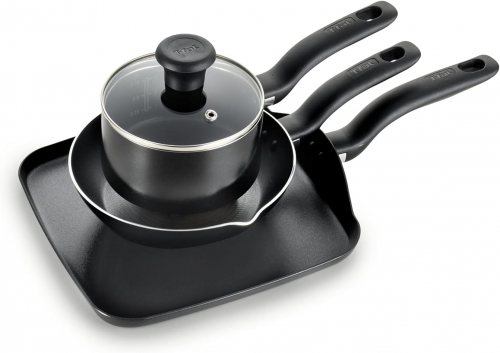 T-Fal ESSENTIAL BLACK 4PCS SET