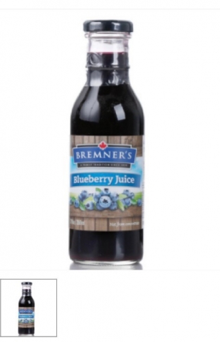 Bremner’s Blueberry Juice 350ML*12