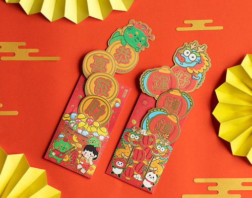 Chinese New Year Red Envelope pack of 6