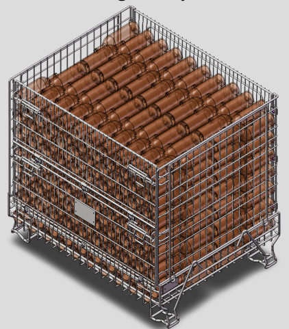 Wine Container（For Bordeaux）,Wire mesh container