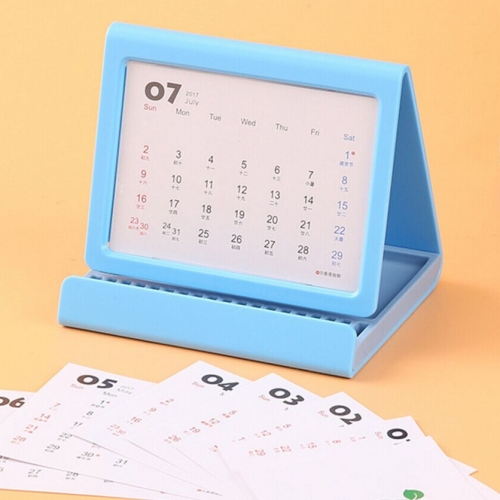 Desk calendar mobile phone stand calendar