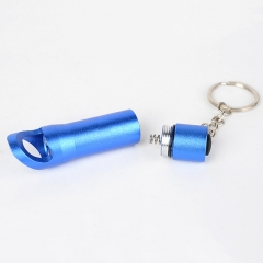 3 LED flashlight key chain with bottle opener