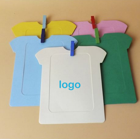 DIY 5 inch T-shirt type hanging wall paper photo frame decorative ornaments photo frame