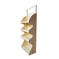 Pine wood shelf display
