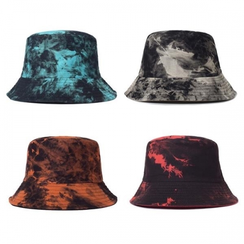 Bucket tie-dye hat