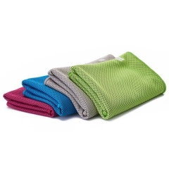 Ice cooling towel