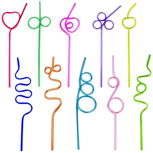 Colorful Crazy Straw