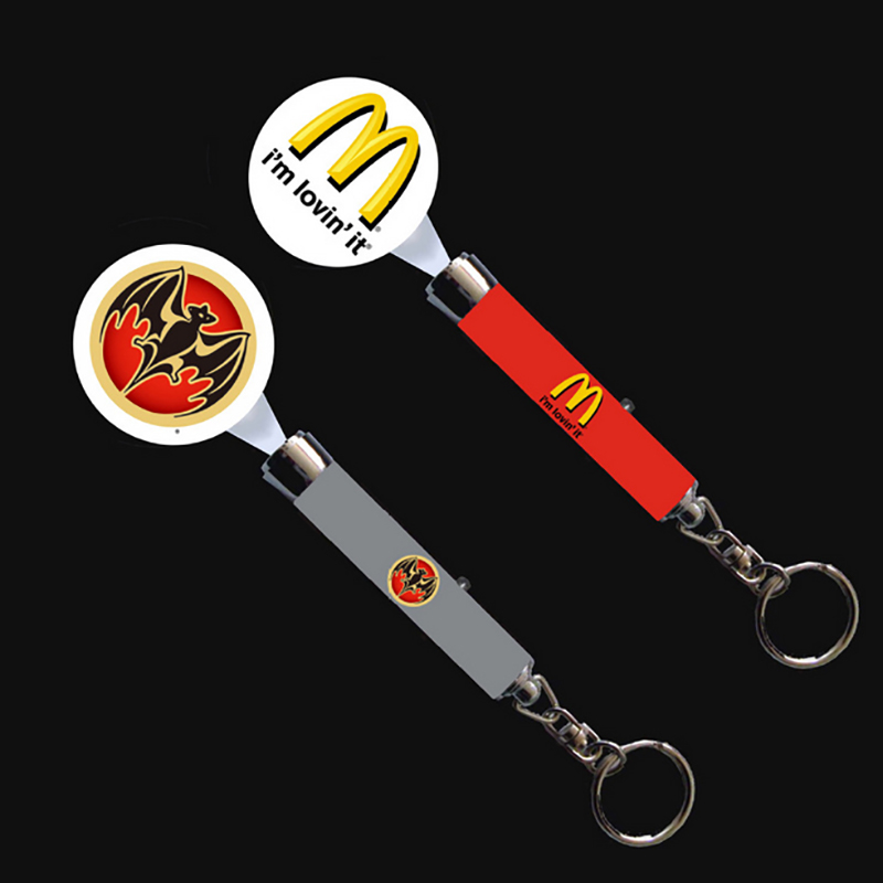 Mini led flashlight keychain