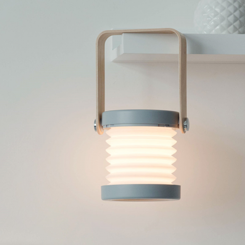 Folding 3d camping Lamp Usb rechargeable touch control night Dimming Folding Lantern Lights