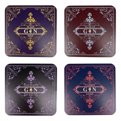 Fancy Cup Mats Custom Printed Coffee Tea Wine Beer Led Lighting Glow Cup Coaster