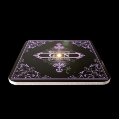 Fancy Cup Mats Custom Printed Coffee Tea Wine Beer Led Lighting Glow Cup Coaster