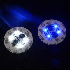Bar Nightclub Plastic Luminous Led Cup Led Bottle Sticker For Drinks Party Lighted Coaster Sticker