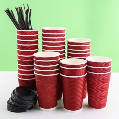 paper milk/coffee cups