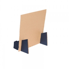 CMYK 4c printed corrugated paper counter display table units for greeting cards