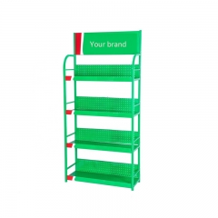 metal energy storage stand with sign motor oil display rack