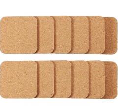 Square Absorbent Cork Coaster