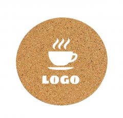 Round Absorbent Cork Coaster Set