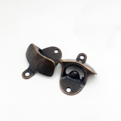 Bronze wall mounted beer opener