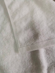 white cotton beer bar terry towel emboridery logo custom