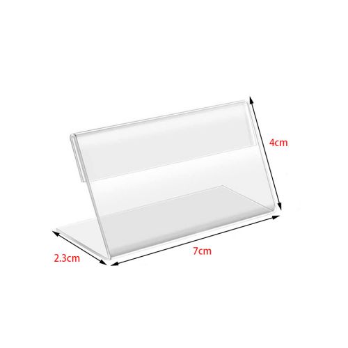 Clear Acrylic Sign Display Stand
