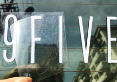 Adhesive Vinyl Clear Sticker