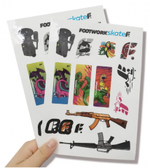 Custom sticker sheet