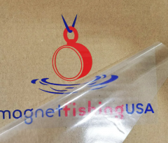 Adhesive Vinyl Clear Sticker