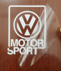Adhesive Vinyl Clear Sticker