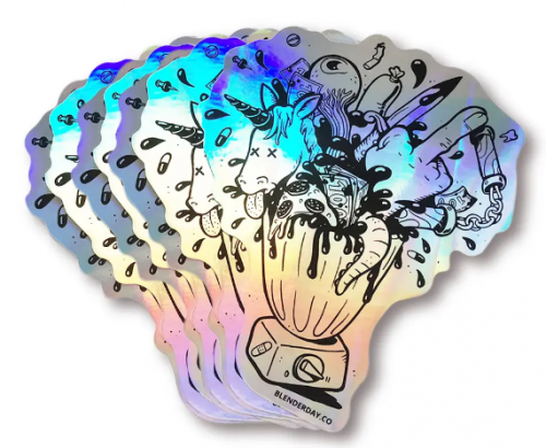 Holographic stickers