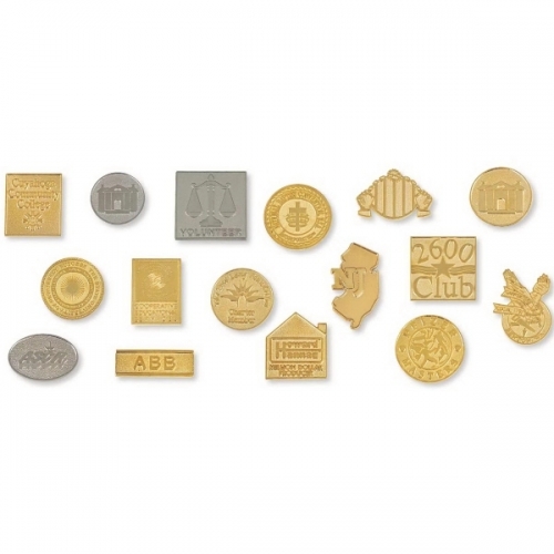 Die Struck High Polished 2-Tone Gold Pin