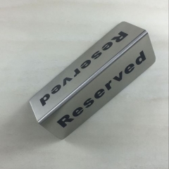 Double Side Reserved Table Signs Tent