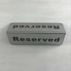 Double Side Reserved Table Signs Tent