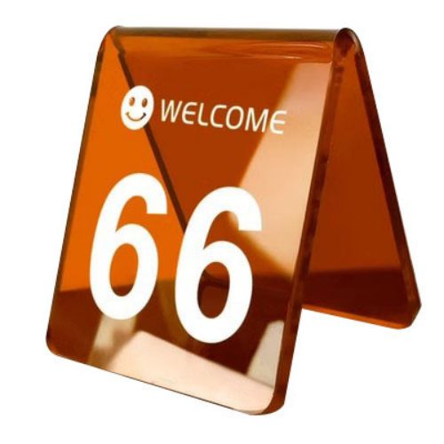 Acrylic Table Numbers Cards Signs For Reception